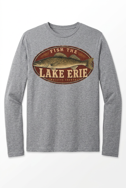 Walleye gray long sleeve