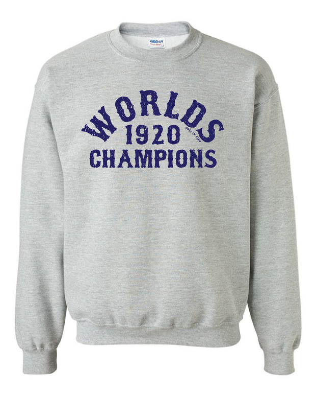 "1920 Worlds Champ 100 Year Anniversary" Baseball Design on Gray
