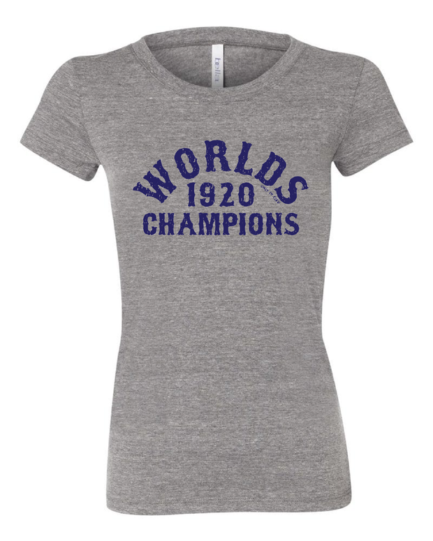 "1920 Worlds Champ 100 Year Anniversary" Baseball Design on Gray
