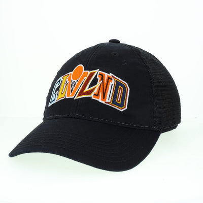 All Sport Cleveland on Black Trucker Hat