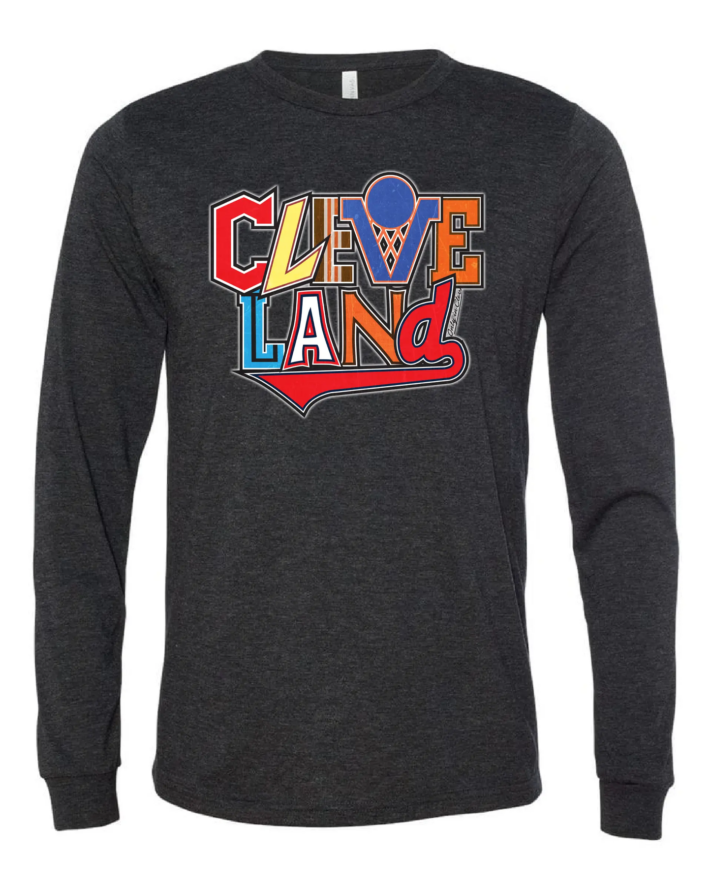 "Cleveland All Sports" Design on Black - Only in Clev 