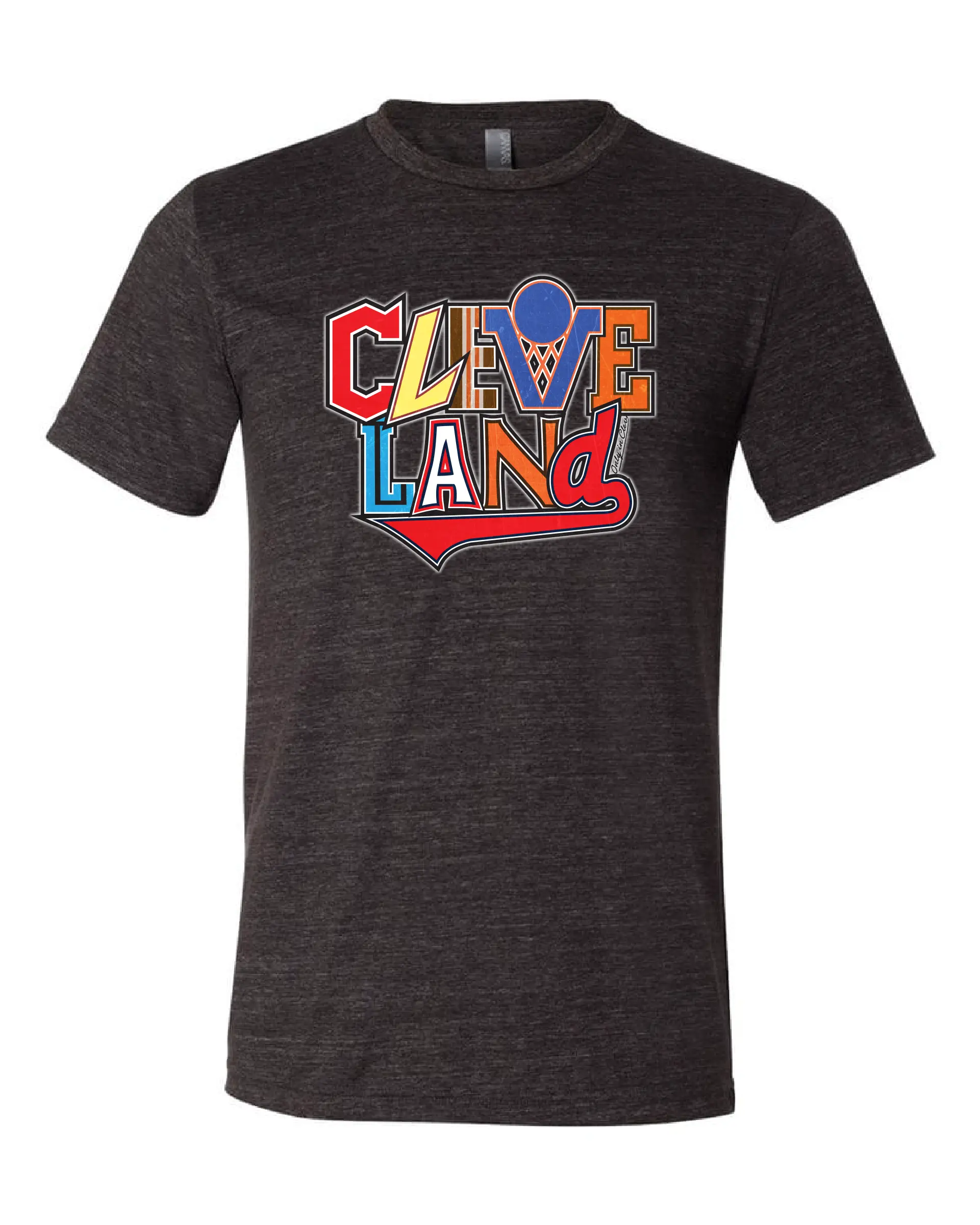 "Cleveland All Sports" Design on Black - Only in Clev 