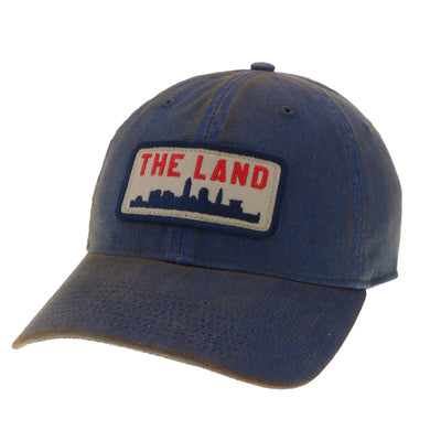 The Land Patch on Blue Washed Hat - Only in Clev