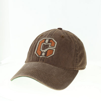 Block C/Ohio on Washed Brown Hat