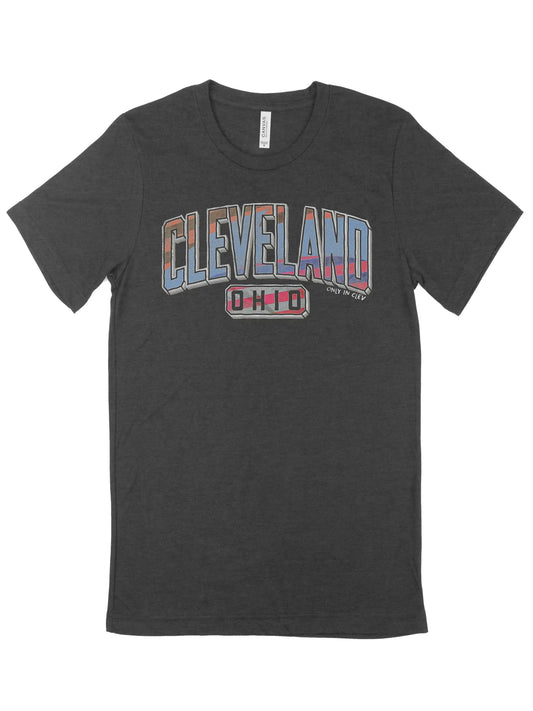 All Sports Cleveland Arch on Black - Only in Clev
