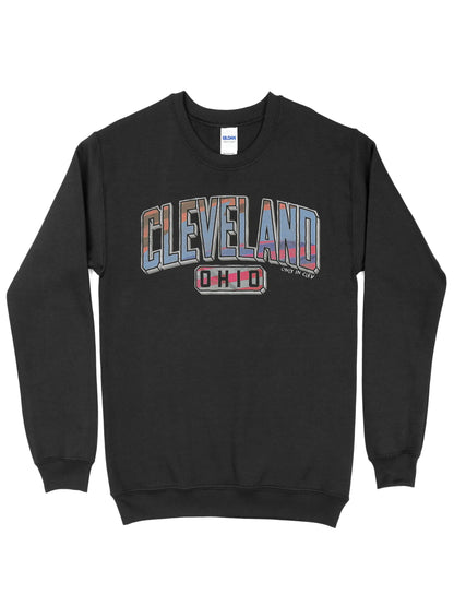 All Sports Cleveland Arch on Black - Only in Clev