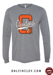 "Block C Dawg" on Gray - Only in Clev