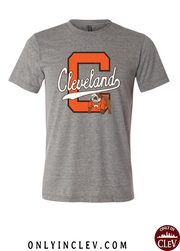 "Block C Dawg" on Gray - Only in Clev