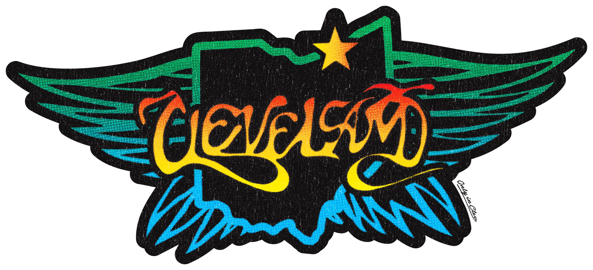 Cleveland Aero on Grey - Only in Clev 