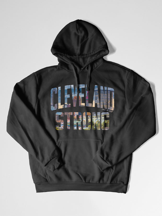 "Cleveland Strong" on Black - Only in Clev