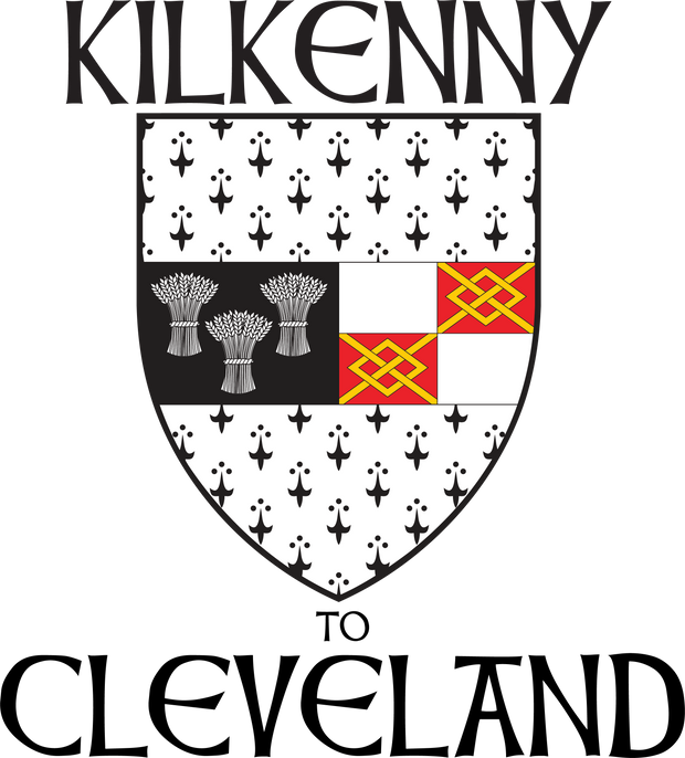 "Kilkenny to Cle" Irish Counties Design on Gray