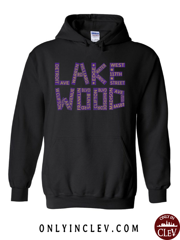 Lakewood Streets Design Hoodie - Only in Clev