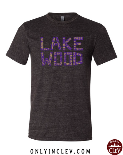 Lakewood Streets Design T-Shirt - Only in Clev