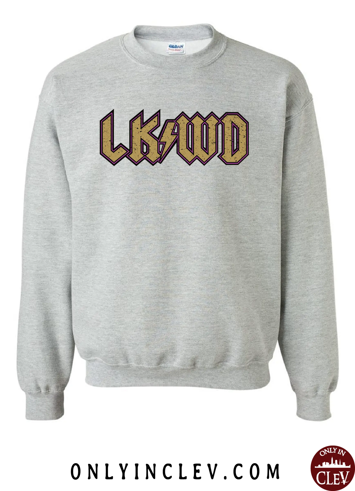 "LKWD" T Shirt on Gray - Only in Clev