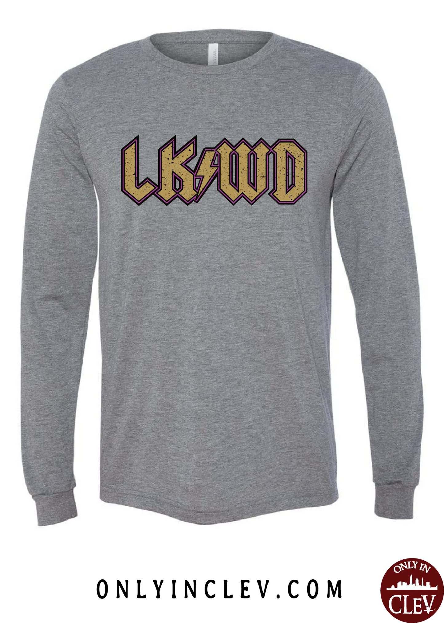 "LKWD" T Shirt on Gray - Only in Clev