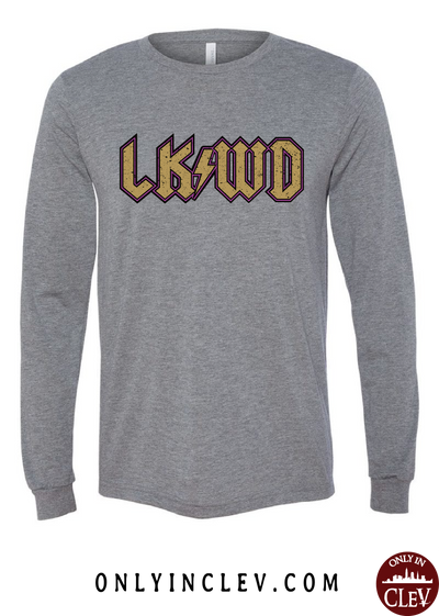 Lakewood "LKWD" Design Long Sleeve T-Shirt - Only in Clev