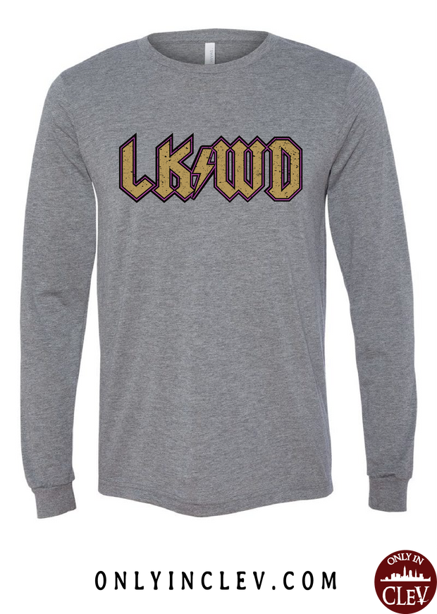 Lakewood "LKWD" Design Long Sleeve T-Shirt - Only in Clev