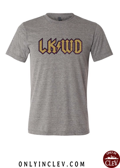 "LKWD" T Shirt on Gray - Only in Clev