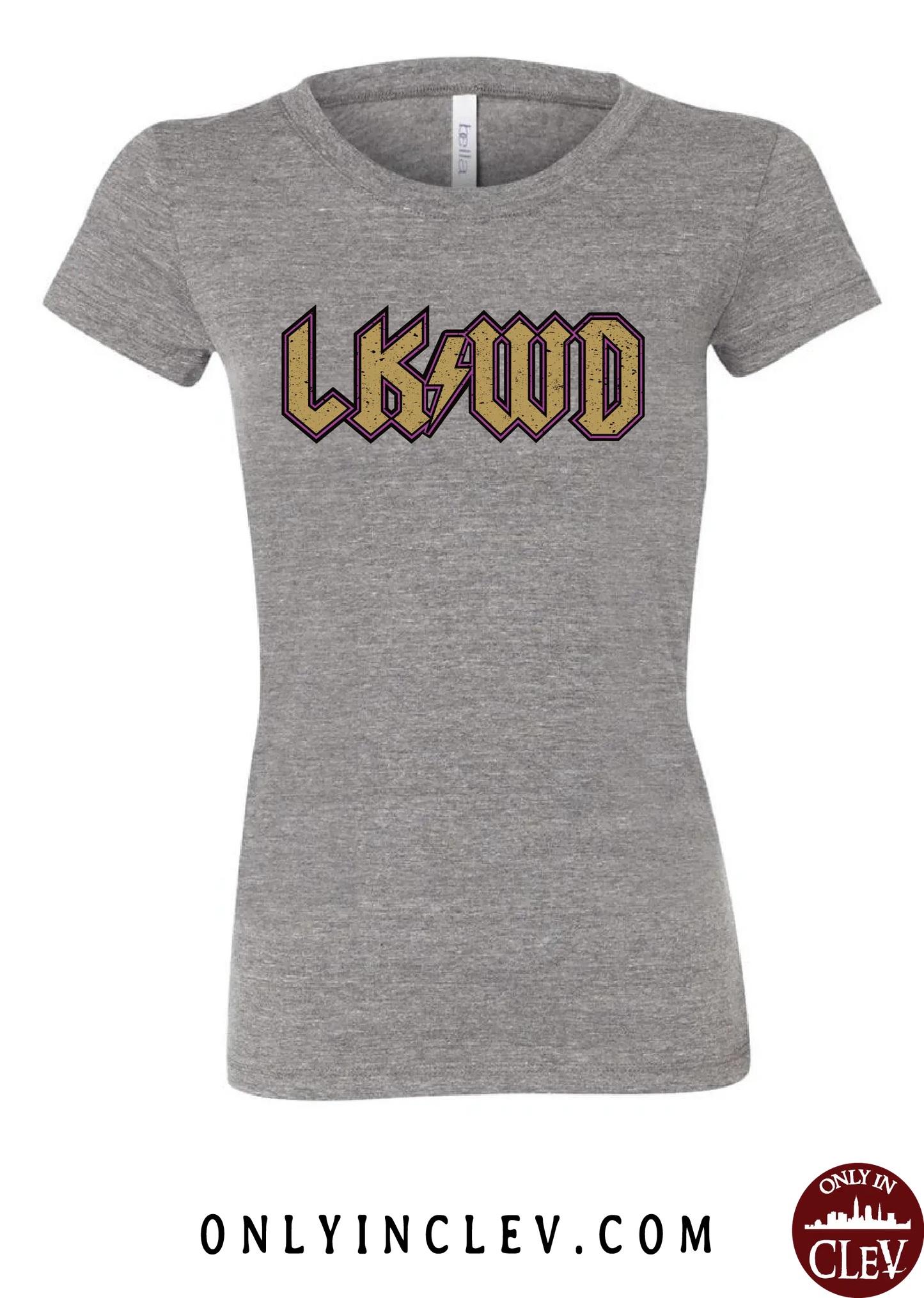 "LKWD" T Shirt on Gray - Only in Clev