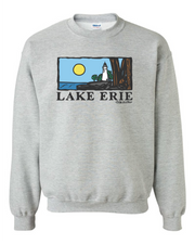 Lake Erie Horizon on Grey