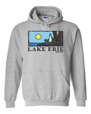 Lake Erie Horizon on Grey