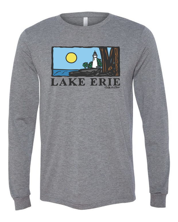 Lake Erie Horizon on Grey
