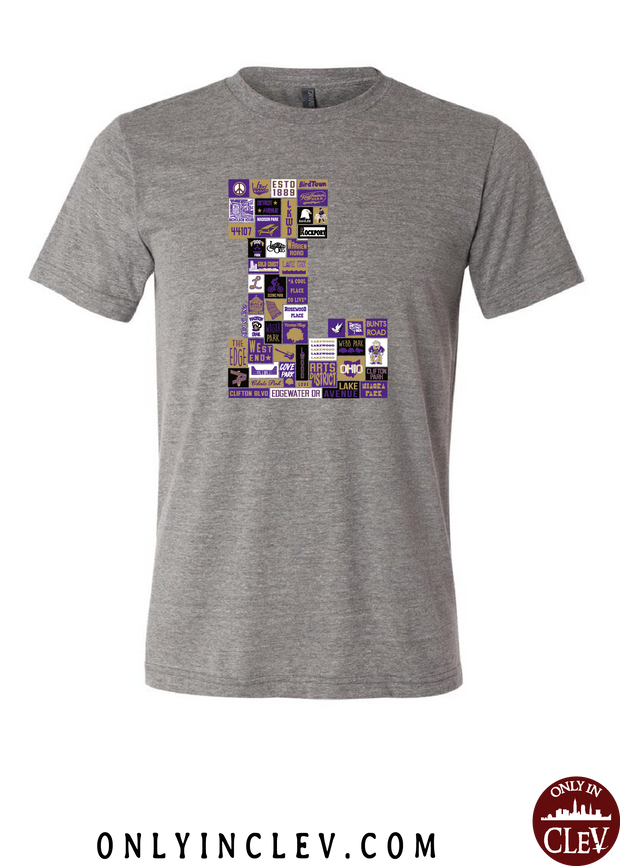 Lakewood Neighborhood Shirt "L Design" T-Shirt - Only in Clev