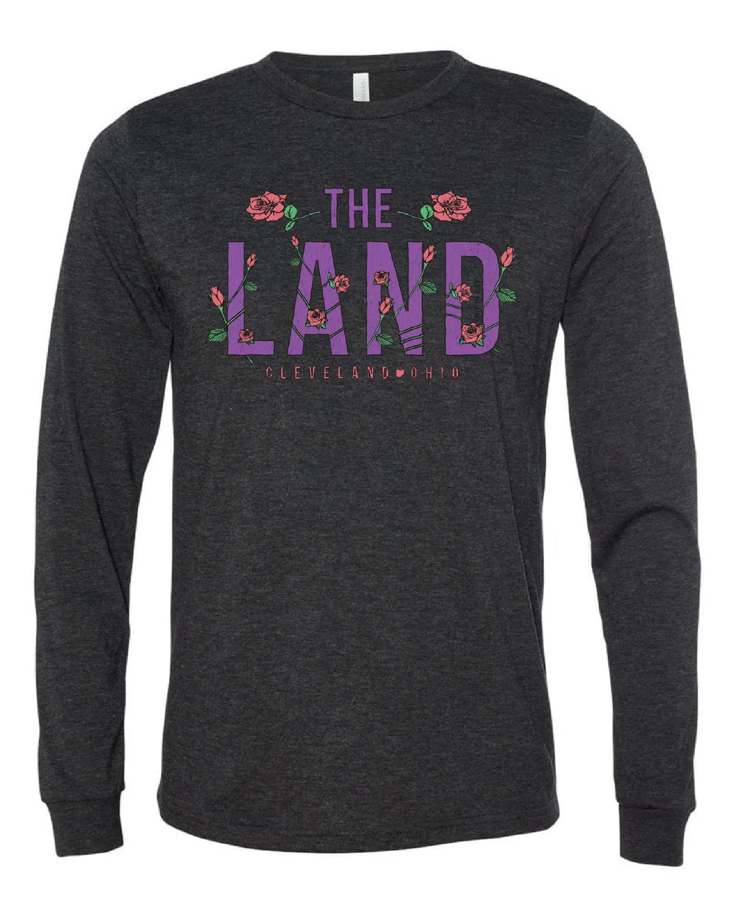 The Land with Roses in Purple - Only in Clev 3XL-Unisex-Long-Sleeve-T-Shirt