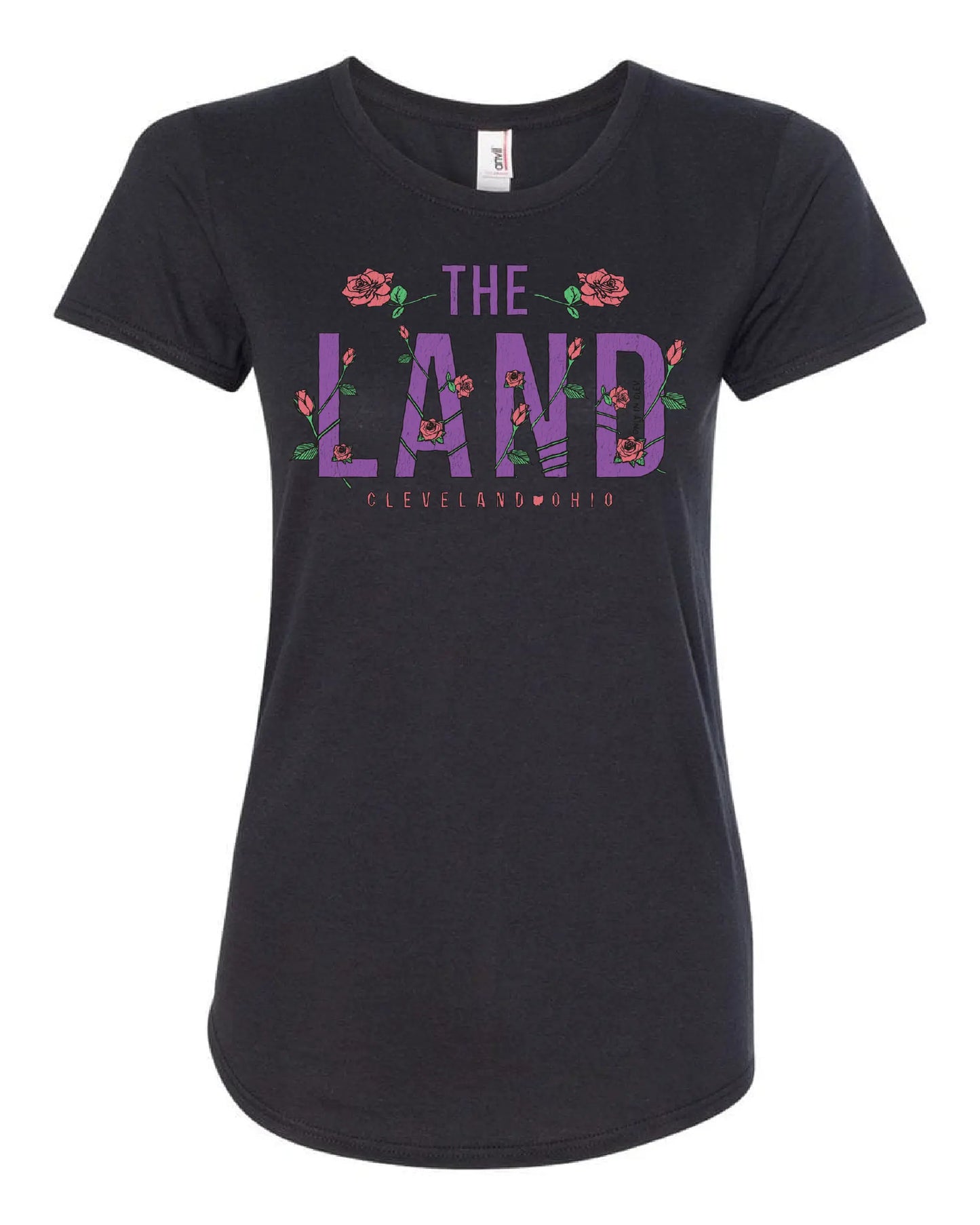 The Land with Roses in Purple - Only in Clev 2XL-Women-s-Short-Sleeve-T-Shirt