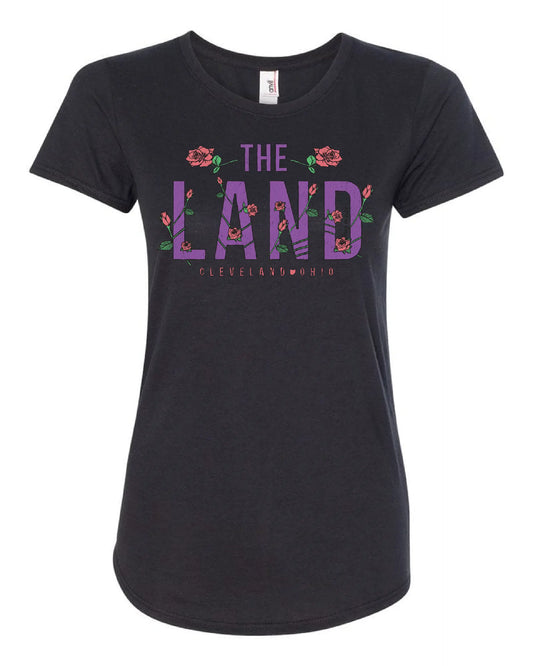 The Land with Roses in Purple - Only in Clev 2XL-Women-s-Short-Sleeve-T-Shirt