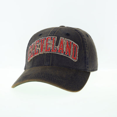 Arched Cleveland on Navy Hat