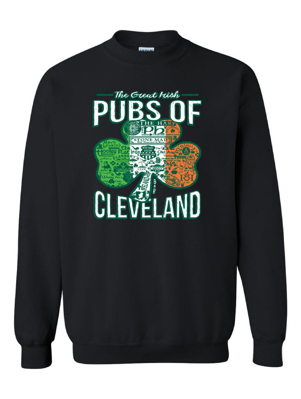 "Pubs of Cleveland" Design on Black - Only in Clev