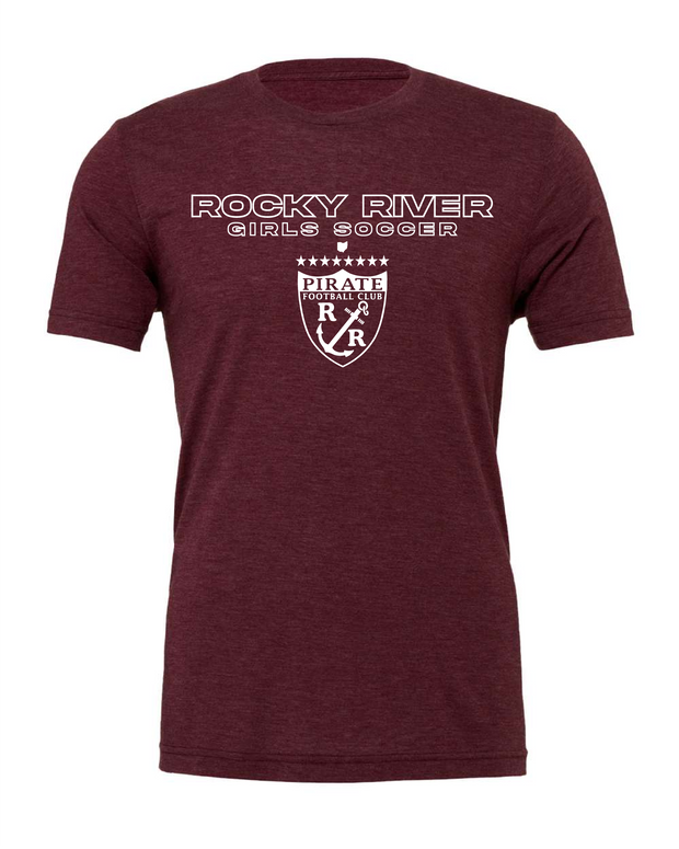 Rocky River Pirate's Crest Tee Shirt