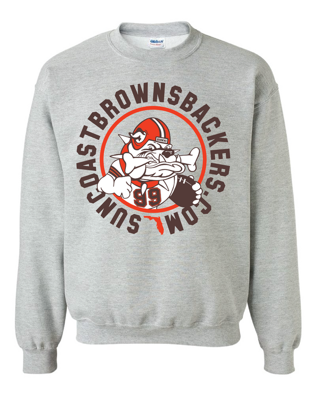 "Suncoast Browns Backers" Design on Gray