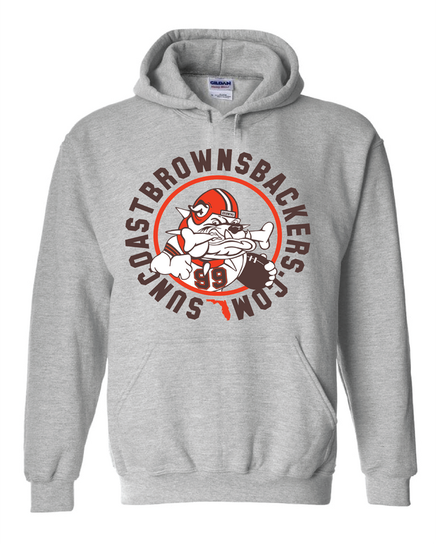 "Suncoast Browns Backers" Design on Gray