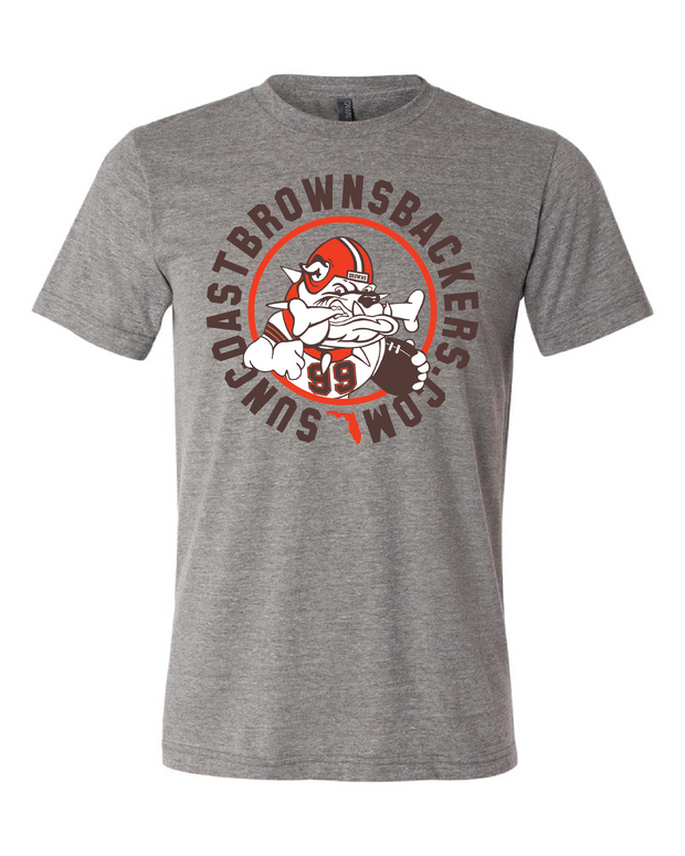 "Suncoast Browns Backers" Design on Gray