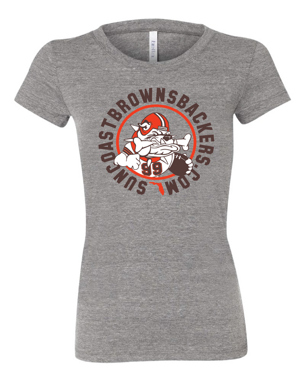 "Suncoast Browns Backers" Design on Gray