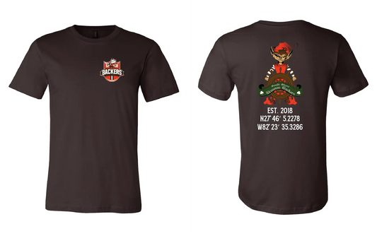"South Shore Backers" Design on Brown - Only in Clev 3XL-Men-s-short-sleeve