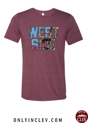 "West Side" on Maroon - Only in Clev