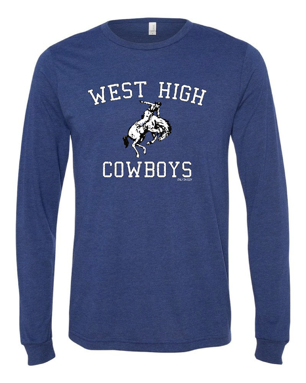 "West High Cowboys" Design on Navy - Only in Clev