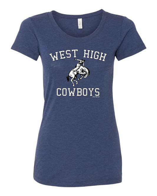 "West High Cowboys" Design on Navy - Only in Clev