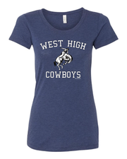 "West High Cowboys" Design on Navy - Only in Clev