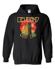 "Cleveland Guardian Zeppelin" Design on Black