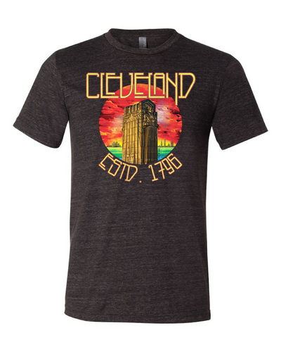 "Cleveland Guardian Zeppelin" Design on Black