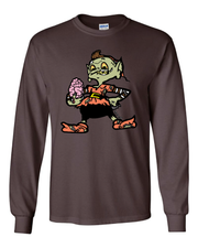 "Cleveland Zombie Elf" on Brown