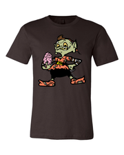 "Cleveland Zombie Elf" on Brown