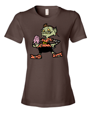 "Cleveland Zombie Elf" on Brown