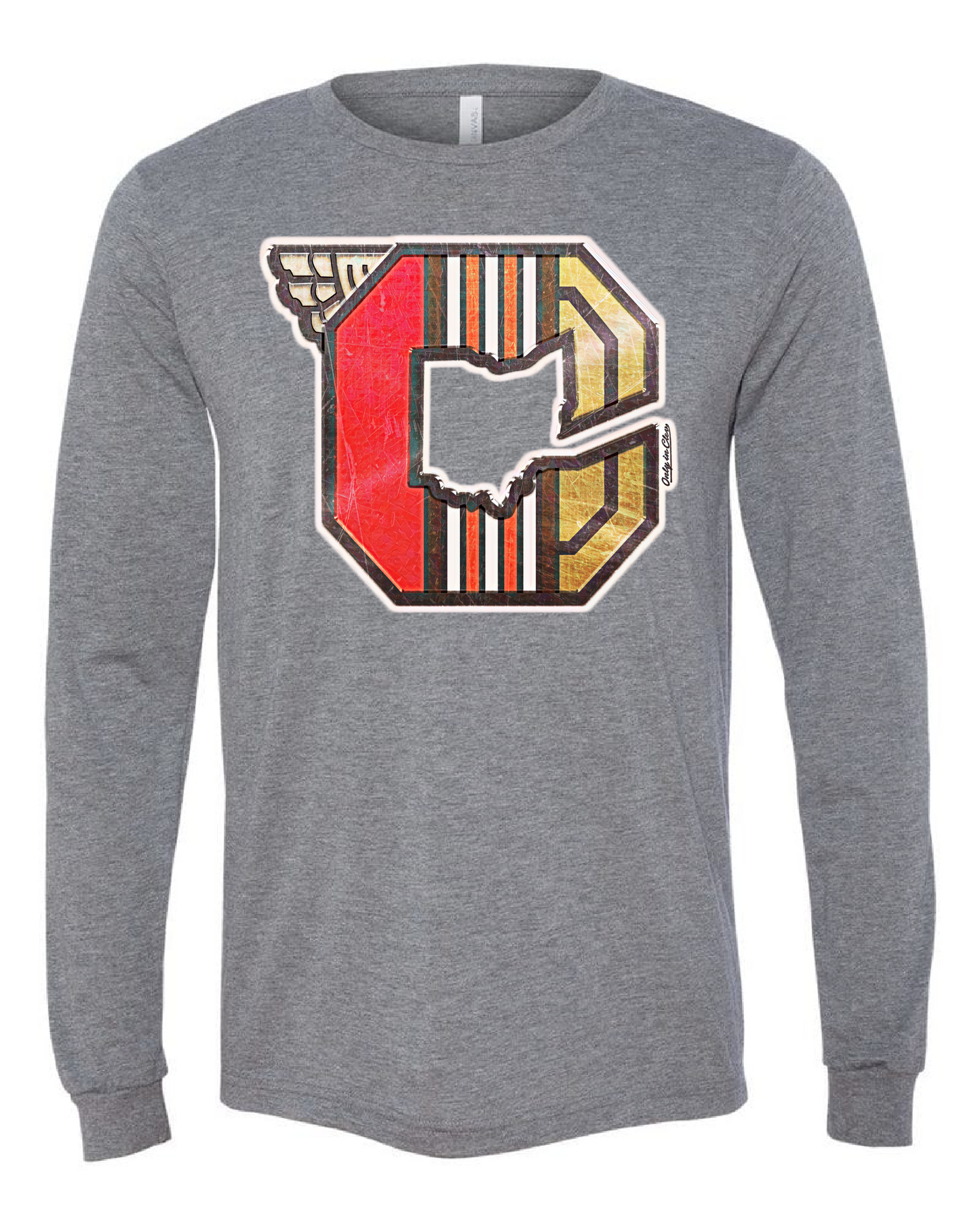 "All Sports Cleveland Design" on Gray - Only in Clev 