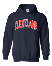 "Arched Cleveland" Baseball Design on Navy - Only in Clev