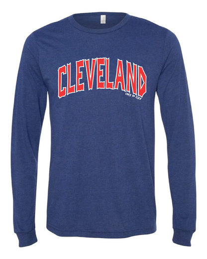 "Arched Cleveland" Baseball Design on Navy - Only in Clev